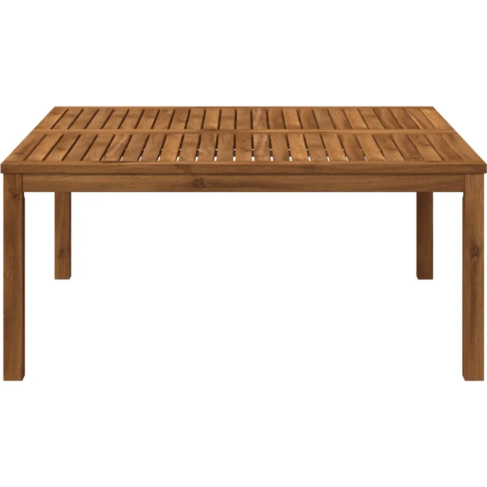 vidaXL Salontafel LAREN Naturel 98 x 100,5 x 45 cm Massief Acaciahout Bruin