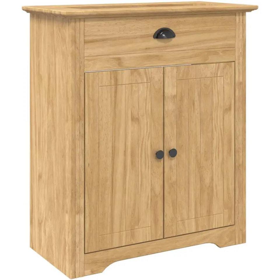 vidaXL Badkamer Kast BODO Honingbruin 70 x 35 x 80 cm Bewerkt hout bruin, foto 3