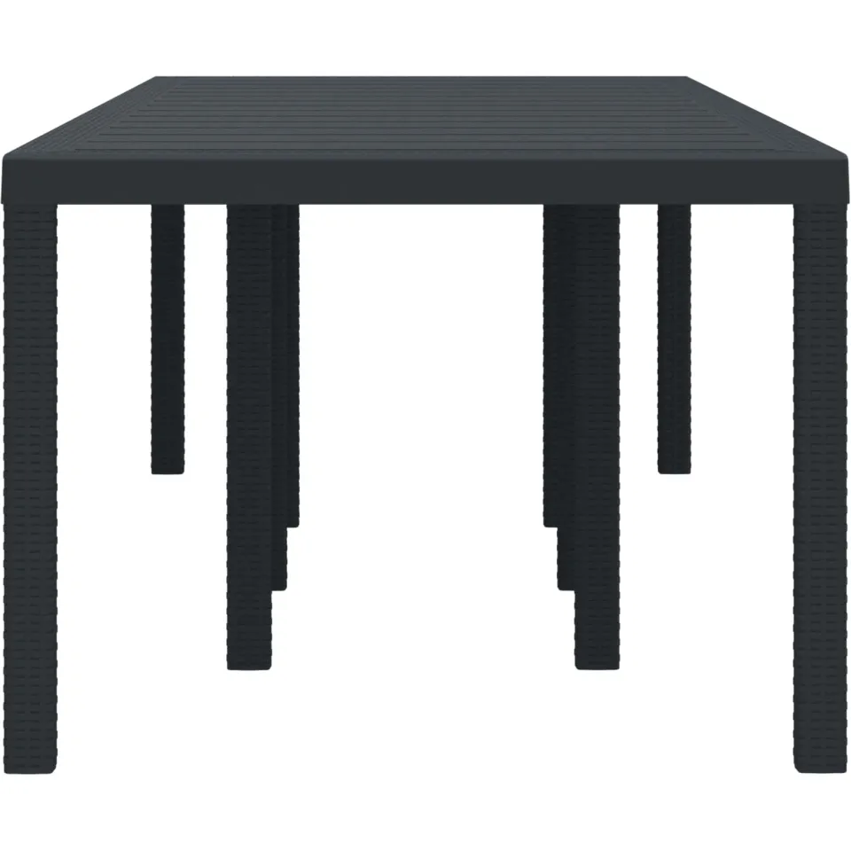 vidaXL Weerbestendige Tuintafel Antraciet 250 x 100 x 73 cm, foto 3