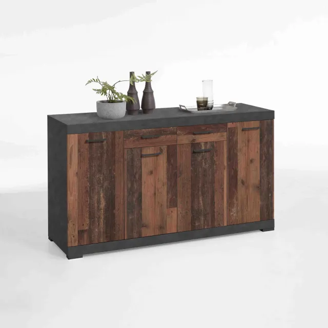 dressoir Hermes vintage bruin grijs Bruin | Grijs