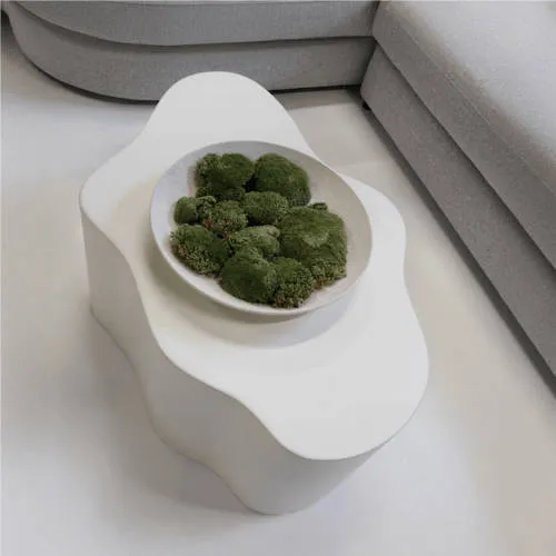 Giga Meubel Salontafel Marly - Organisch Wit Composiet - 100x70x41cm, foto 6