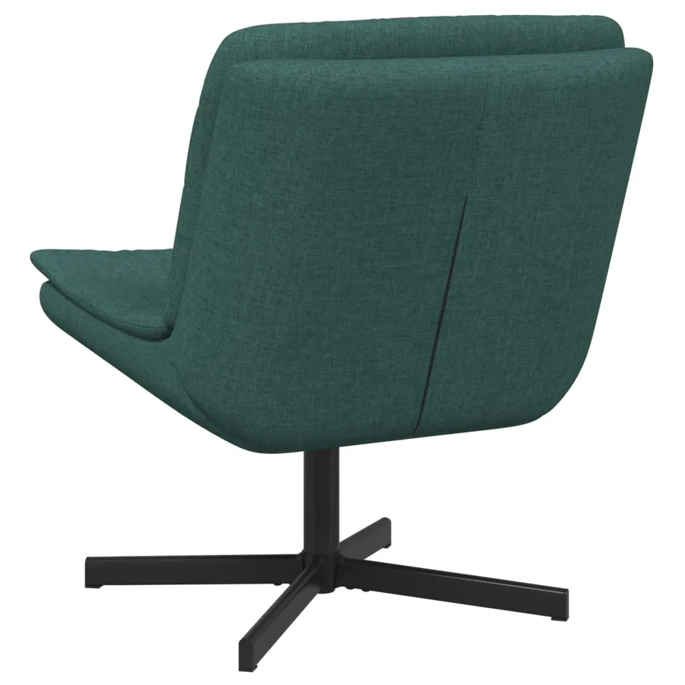 vidaXL Draaistoel Donkergroen 63 x 75 x 76 cm Stof groen, foto 4