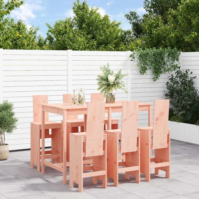 vidaXL 7-delige Tuinset massief douglashout bruin, foto 2