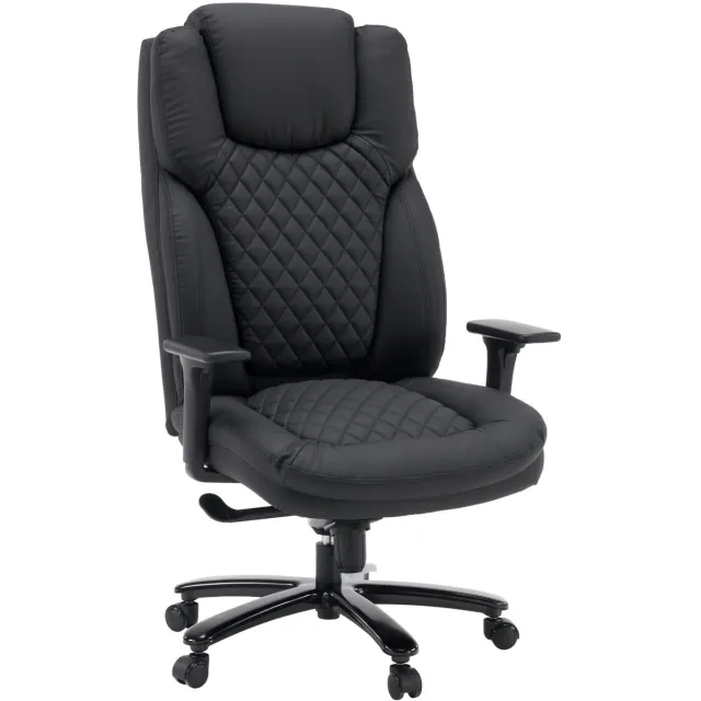 hjh office Stoel voor zwaar gebruik / Kantoostoel XXL Pullmann Gen2 150 kg Kunstleder zwart hjh OFFICE