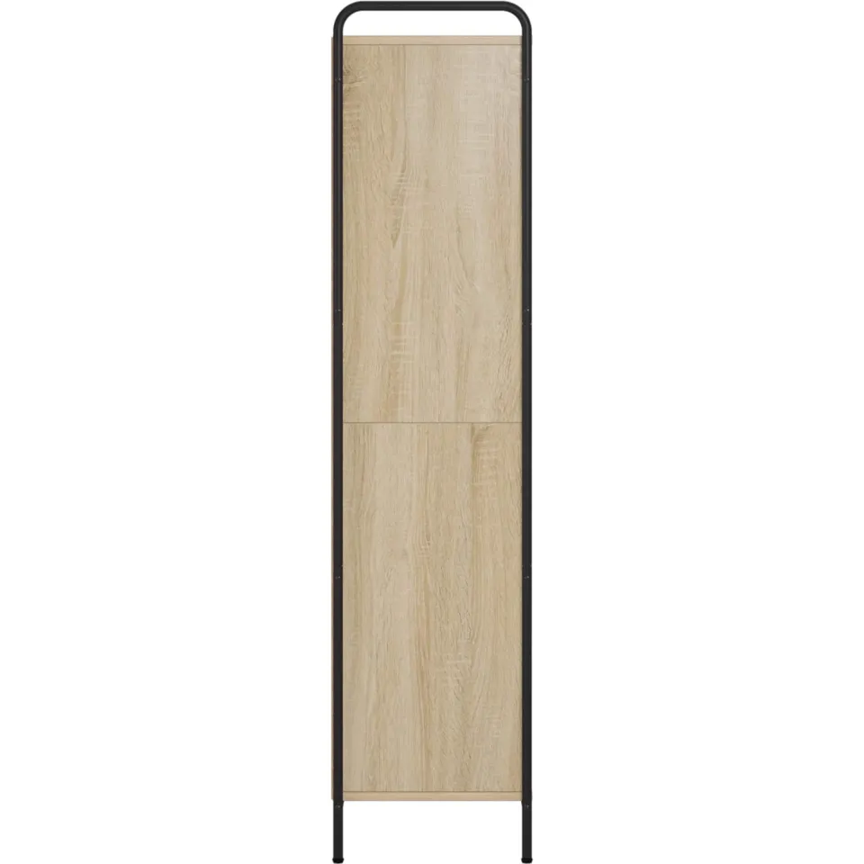 vidaXL Boekenkast 55,5 x 33 x 174 cm Bewerkt hout Sonoma Eiken, foto 4
