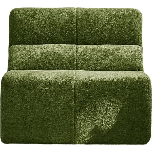 in& out door furniture Luxe Wolkenzachte Regenboog-Fluwelen Fauteuil, Perfect voor Woonkamers, Kantoren en Kleine Appartementen- wit
