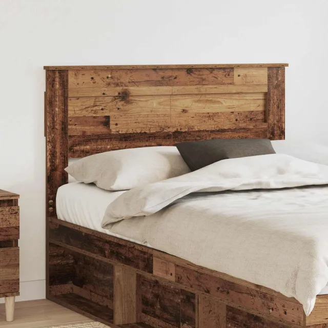 vidaXL Hoofdbord Oud Hout Bewerkt hout Bruin