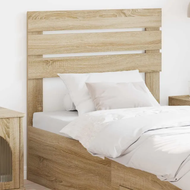 vidaXL Hoofdbord Sonoma Eiken Bewerkt hout Bruin