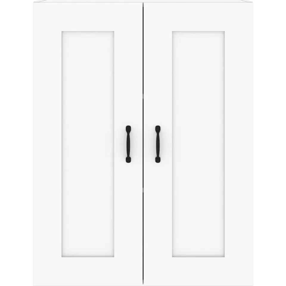 vidaXL Hangkast 69,5x32,5x90 cm wit, foto 4