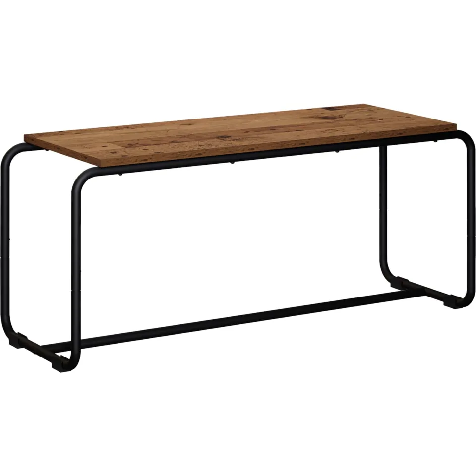 vidaXL TV-standaard 98 x 35.5 x 42 cm Oud hout Bewerkt hout bruin, foto 3