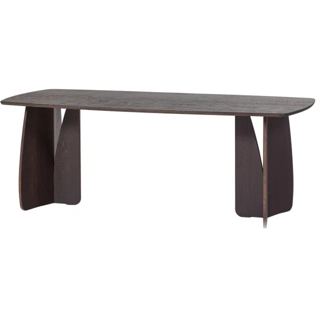 WOOOD Veere Eettafel - Massief Eikenhout - Mystic Brown - 200 x 100