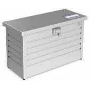 Biohort Kussenbox Pakket-box 100 - Metaal - Zilver Metallic - 101x46x61cm Grijs