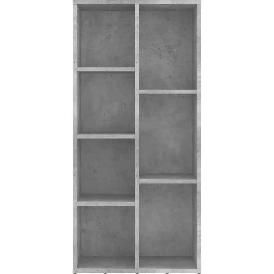 vidaXL Boekenkast 50x25x106 cm bewerkt hout betongrijs