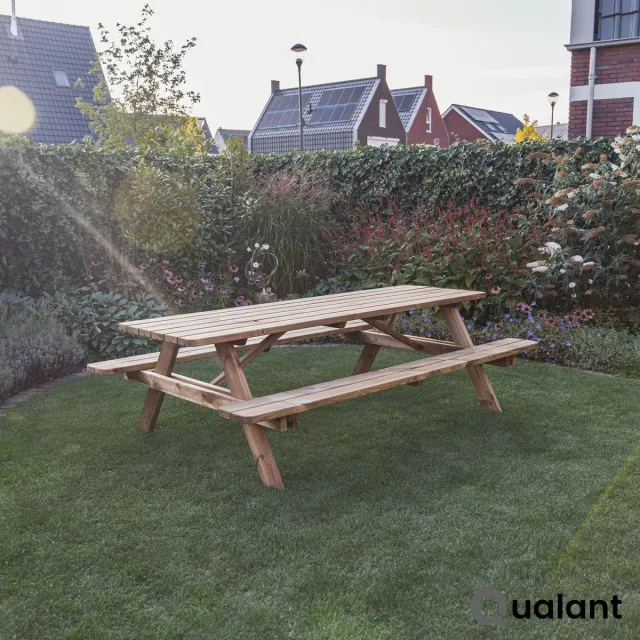 IJsseloutdoor Picknicktafel DeLuxe | Geïmpregneerd | 240cm Geimpregneerd