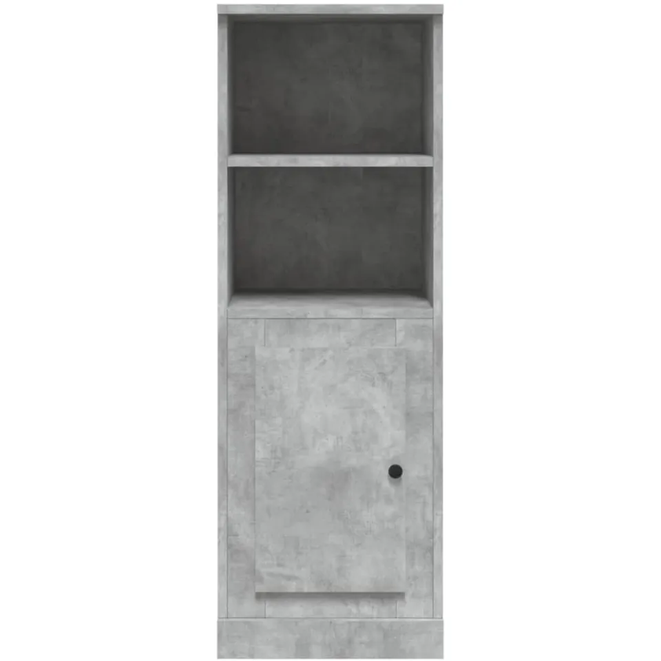 vidaXL Hoge kast 36x35,5x103,5 cm bewerkt hout betongrijs grijs, foto 4