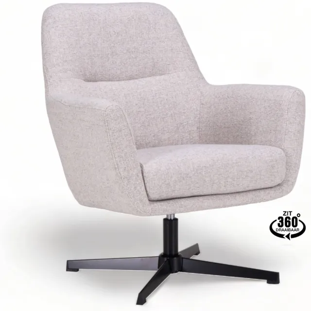 Wehkamp Home fauteuil Licht grijs