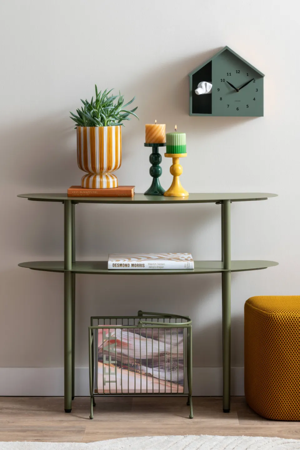 Leitmotiv Riqueza consoletafel groen, foto 3
