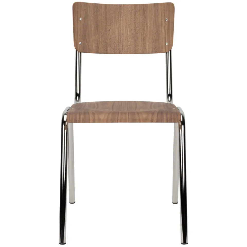 Zuiver Back to School eetkamerstoel bruin