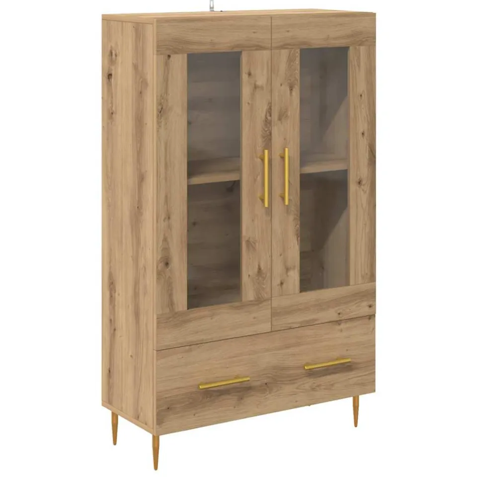 vidaXL Highboard Artisan Eiken 69,5 x 31 x 115 cm, foto 3