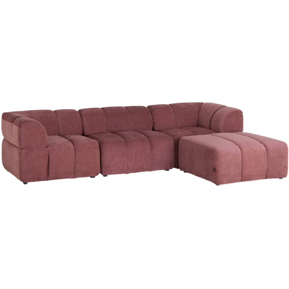 NOUS Living 3-zitsbank Nobu - roze, foto 4