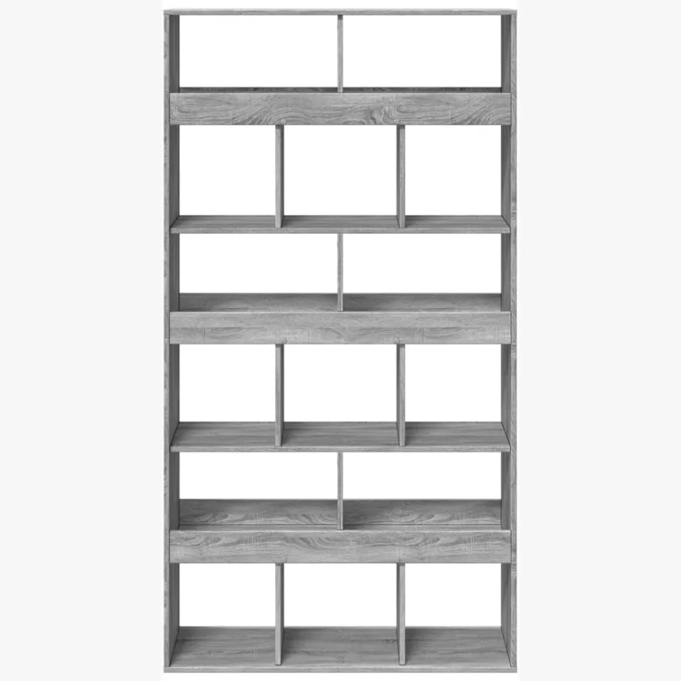 vidaXL kamerscherm 100x33x187,5 cm bewerkt hout grijs sonoma eiken, foto 3