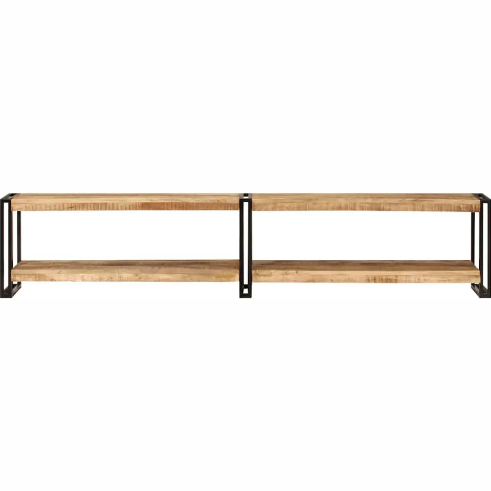 vidaXL Tv-meubel 200x30x40 cm massief mangohout bruin, foto 2