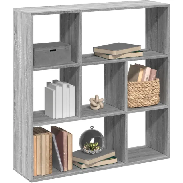 vidaXL Kamerscherm / boekenkast 102x29x103,5 cm hout grijs sonoma