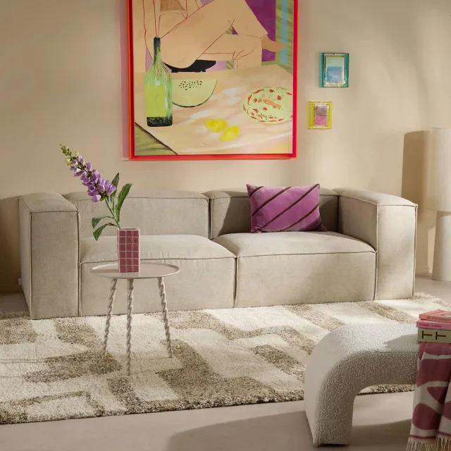 NOUS Living Igor 3-zitsbank beige, foto 2