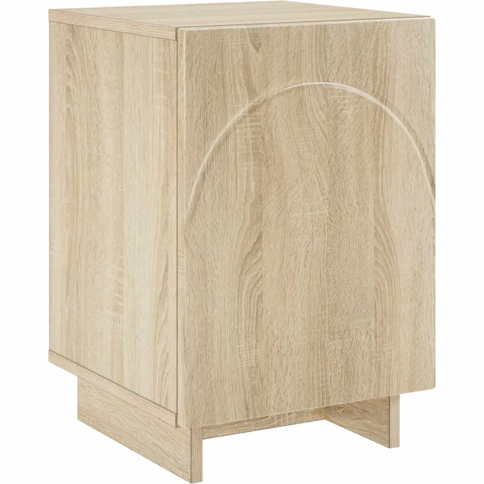 vidaXL Nachtkastje Sonoma Eiken 33,5 x 34,5 x 50 cm Bewerkt hout, foto 3