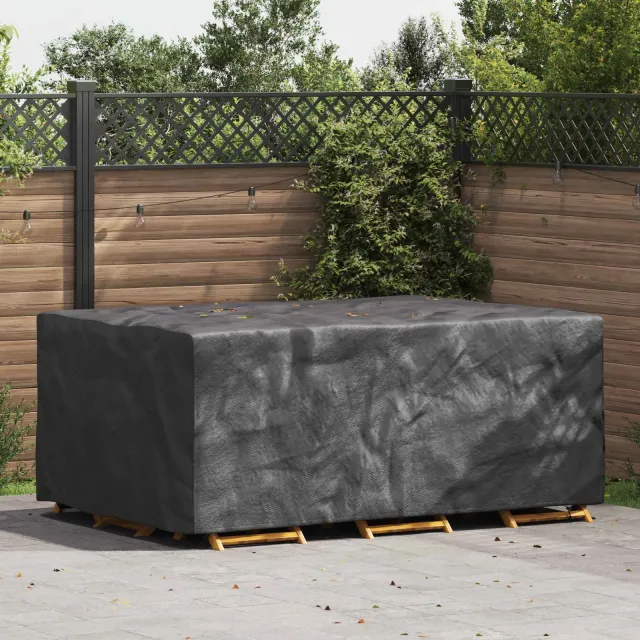 vidaXL Meubelhoes Effen Zwart 230 x 165 x 80 cm