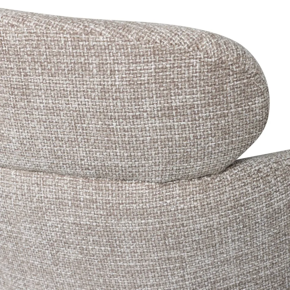 WOOOD Fenne draaibare eetkamerstoel beige, foto 7