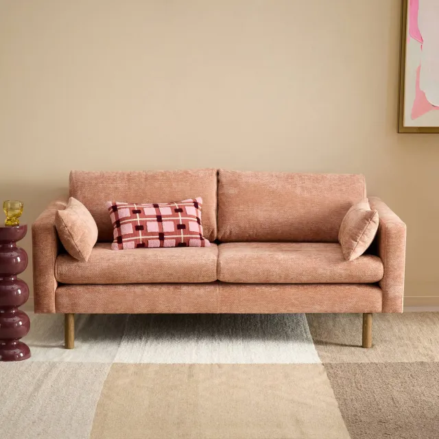NOUS Living Adam 2-zitsbank roze, foto 2