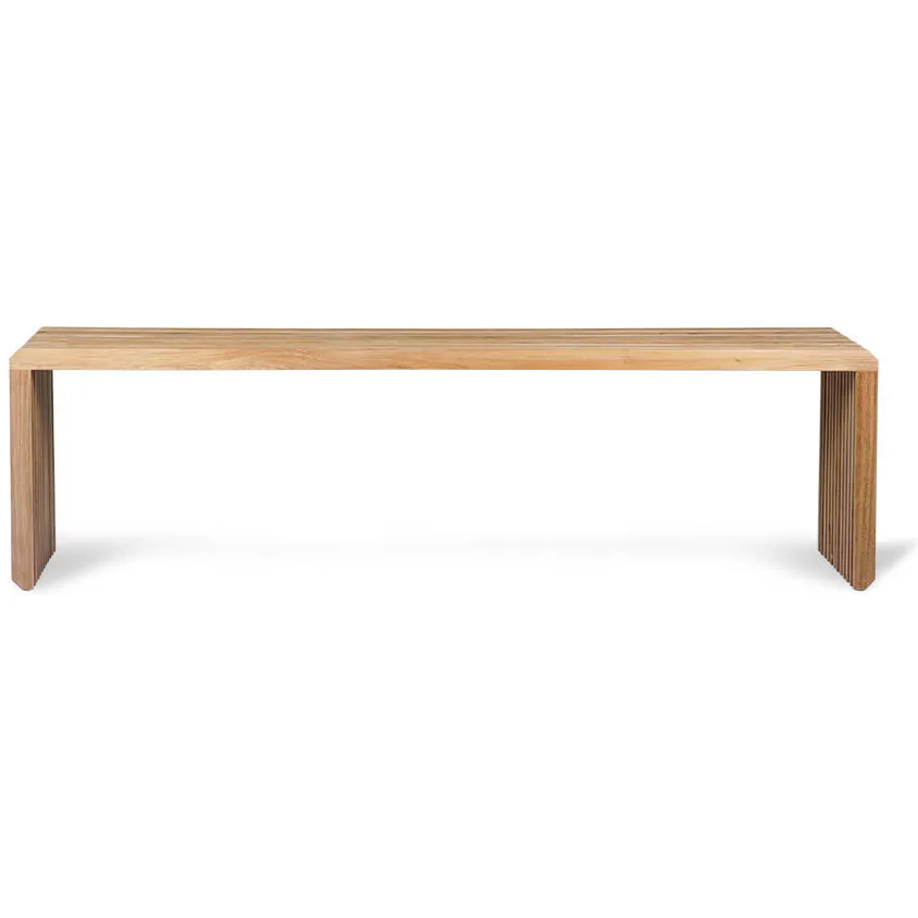 HKLIVING Slatted bank naturel, foto 2