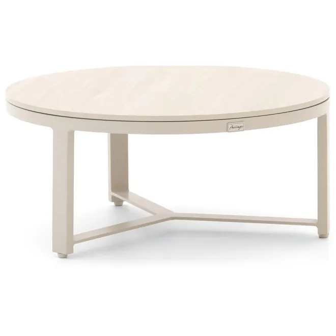 Bellagio tuinmeubelen Bellagio Ficarolo lounge tuintafelset ø85cm(h:35cm)/ø65cm (h:30cm) taupe, foto 4