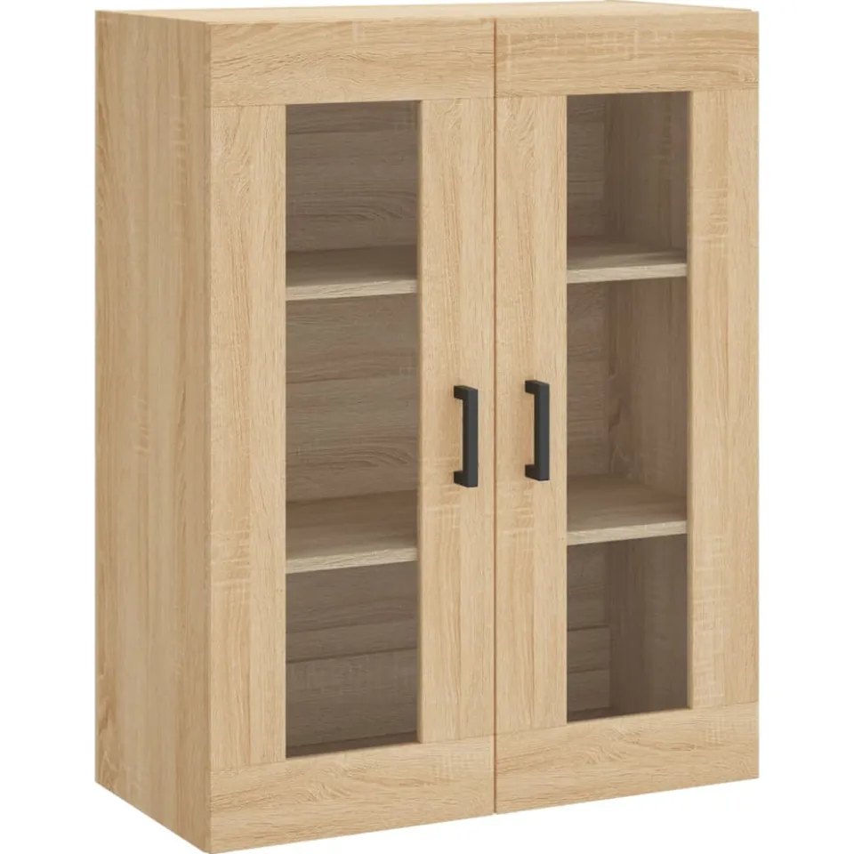 vidaXL Hangkasten 2 st bewerkt hout sonoma eikenkleurig, foto 4