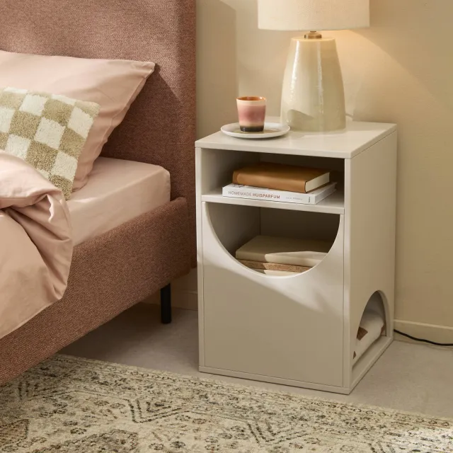 NOUS Living Friso nachtkast beige, foto 2