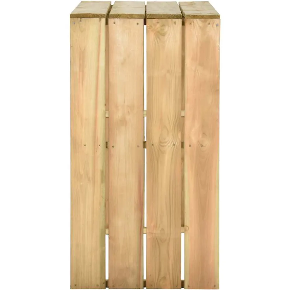 vidaXL Bartafel 100x60x110 cm geïmpregneerd grenenhout bruin, foto 3