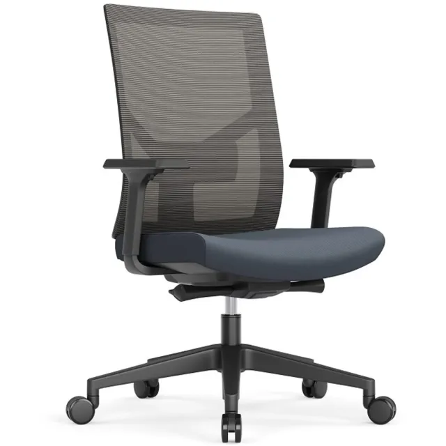 Schaffenburg bureaustoel Serie 110 EN – Ergonomische bureaustoel in de kleur grijs. No Nonsens stoel met 5 jaar garantie!