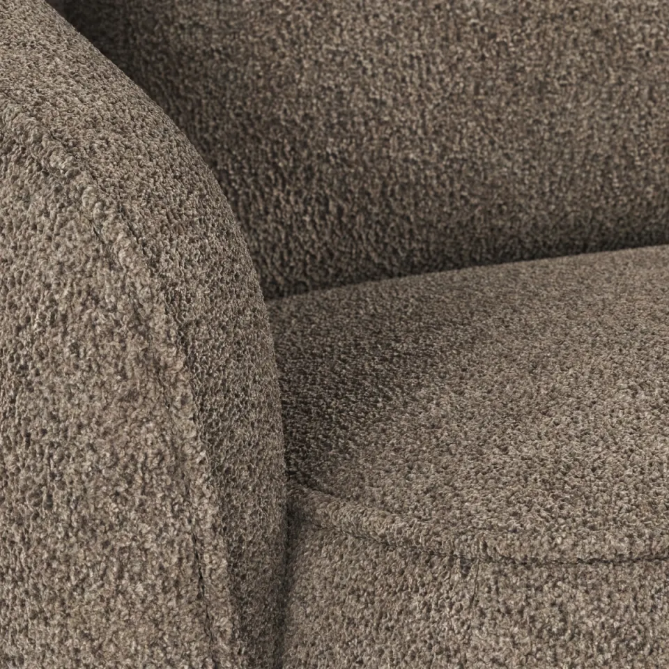 Rowico Home Norris gestoffeerde 3-zits hoekbank bruin - rechts - 226 cm, foto 4