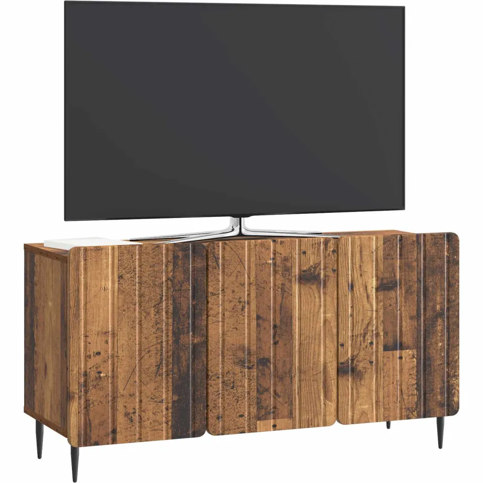 vidaXL TV-kast 99 x 34,5 x 52 cm Oud hout Bewerkt hout bruin, foto 3