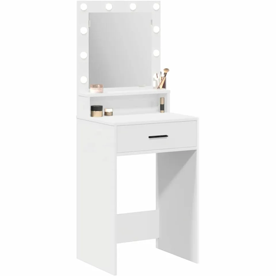 vidaXL Plafondtafel Wit 50 x 41 x 135 cm Bewerkt hout