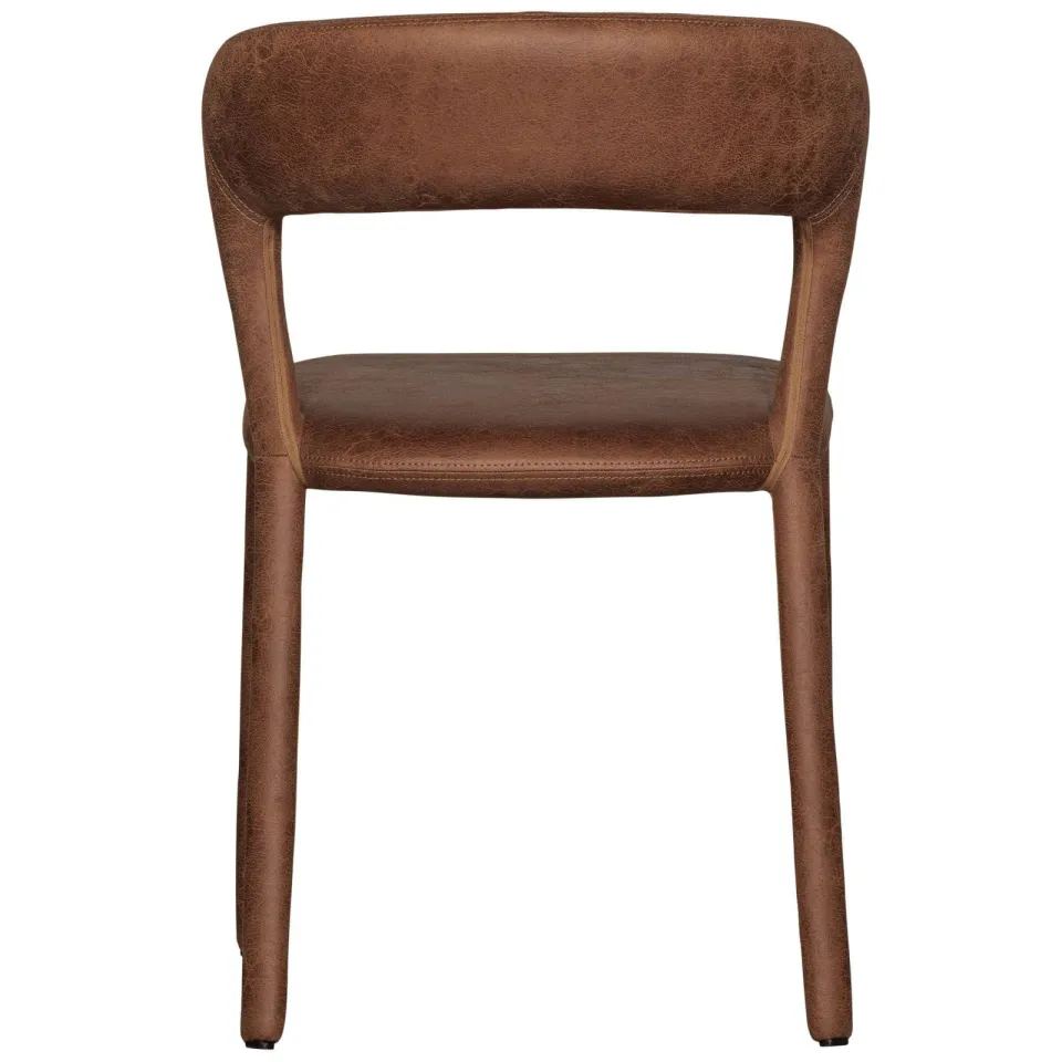 WOOOD Noble eetkamerstoel cognac, foto 3