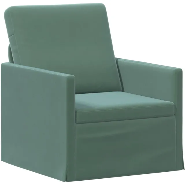 vidaXL Fauteuil - Zeegroen - 70 - x - 81 - x - 82 - cm - fluweel