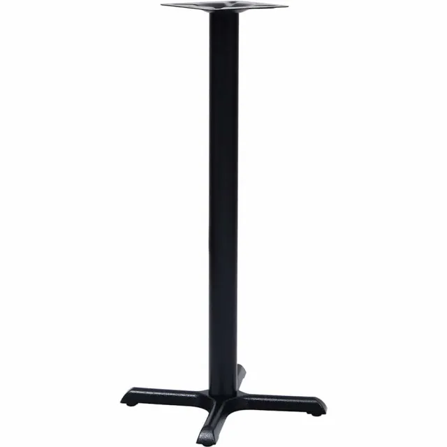 vidaXL Bistrotafelpoot 56x56x107 cm gietijzer zwart
