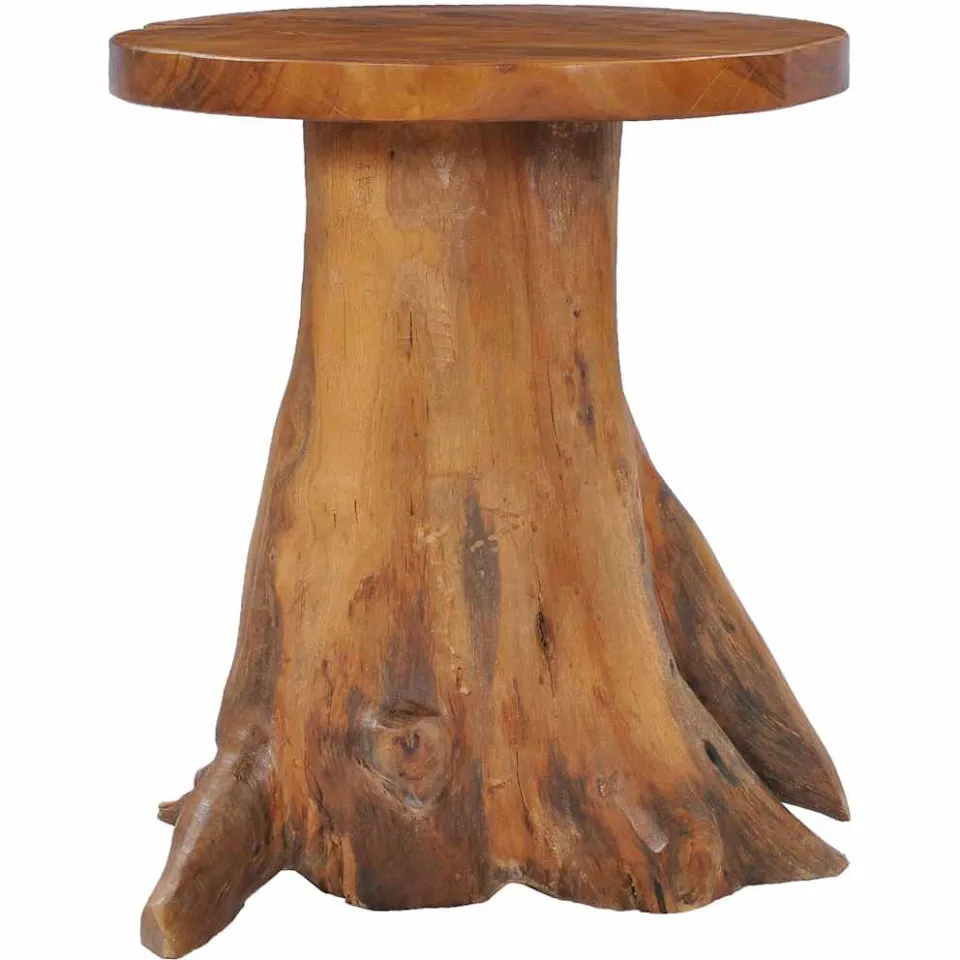 vidaXL Salontafel 40x40 cm massief teakhout bruin, foto 3