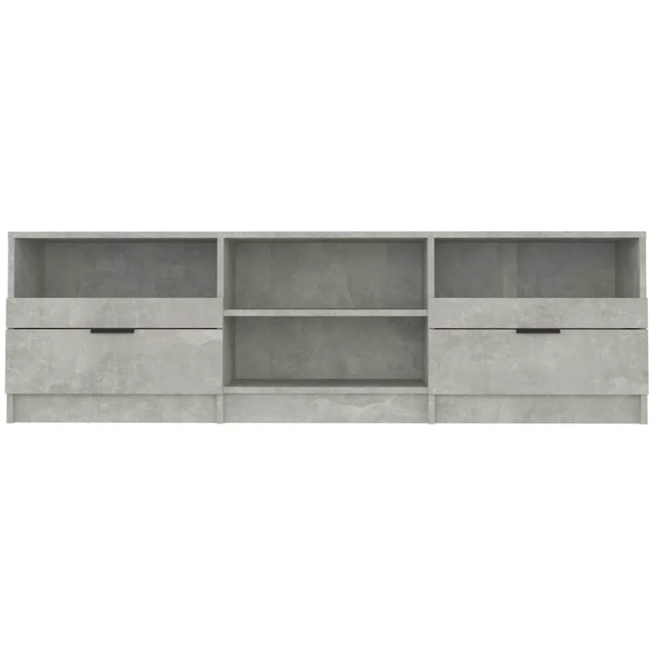 vidaXL Tv-meubel 150x33,5x45 cm bewerkt hout betongrijs grijs, foto 4