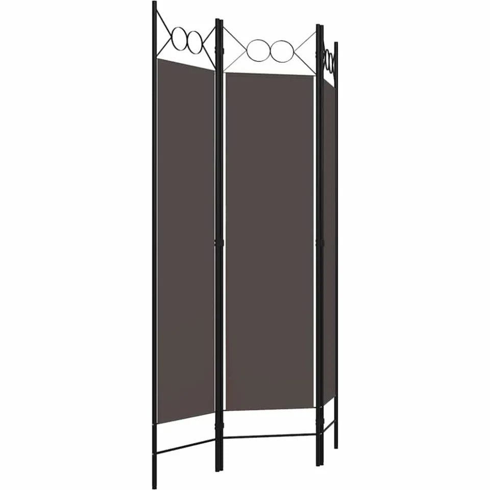vidaXL Kamerscherm met 3 panelen 120x180 cm antraciet, foto 2