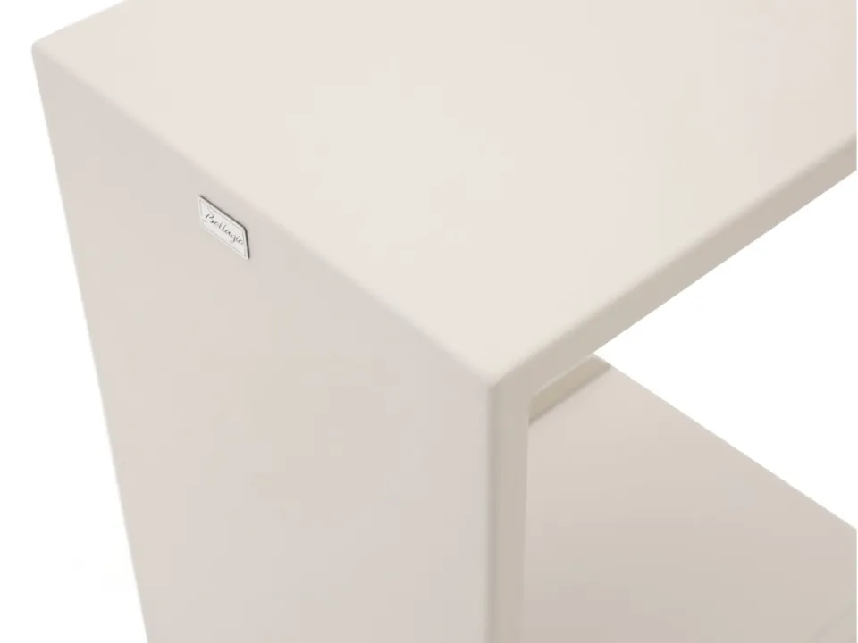 Bellagio tuinmeubelen Bellagio Paterno bijzet tuintafel 45x34x52cm taupe, foto 4