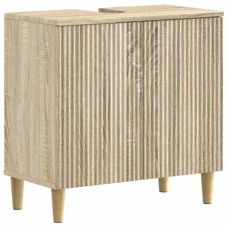 vidaXL Badkamer wastafelkast ARNHEM Sonoma Eiken 59,5 x 31,5 x 59 cm, foto 3