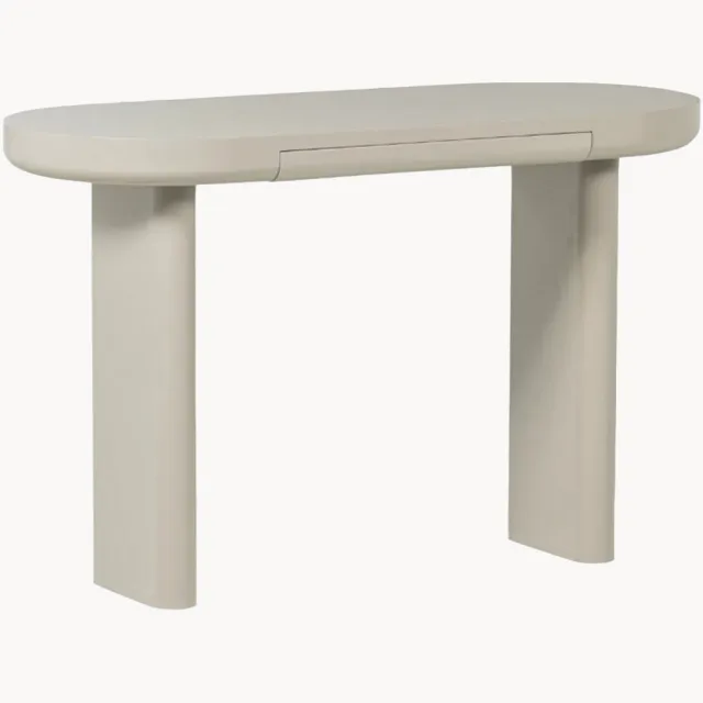 WOOOD Bureau Mael met lade Grijs